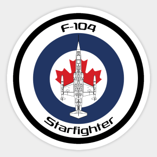 F-104 Starfighter (CA) Sticker